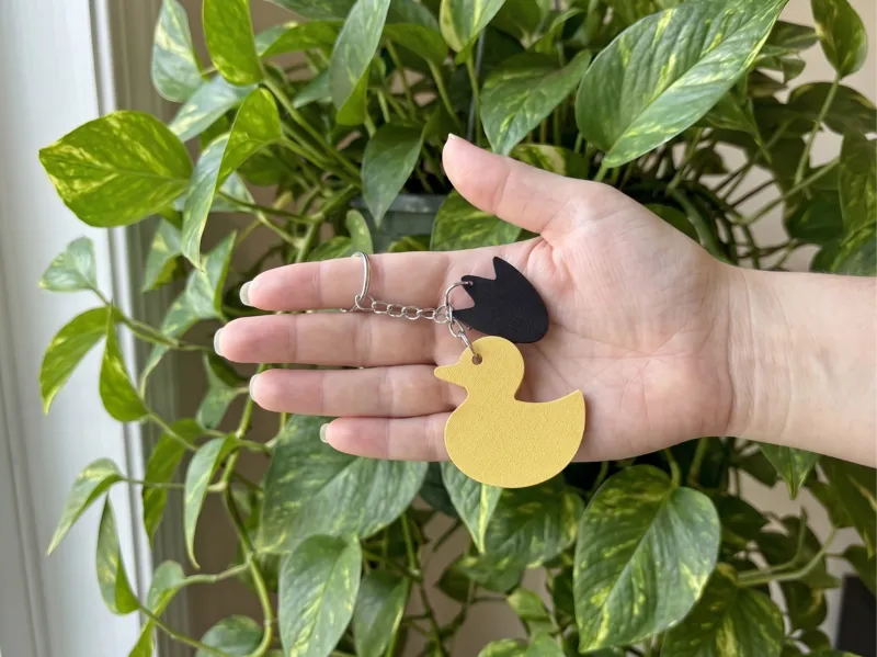 Duck - Footprint Keychain