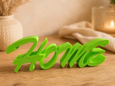 HOME Nameplate – Statement Tile