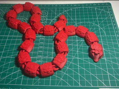 Rock Dragon Flexi (fits a1 mini) (free commercial)