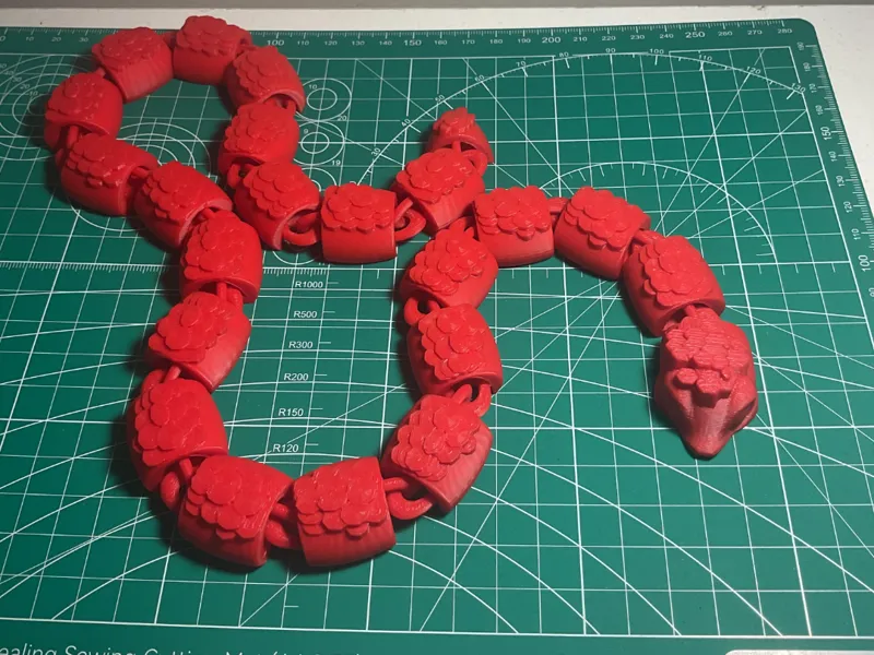 Rock Dragon Flexi (fits a1 mini) (free commercial)