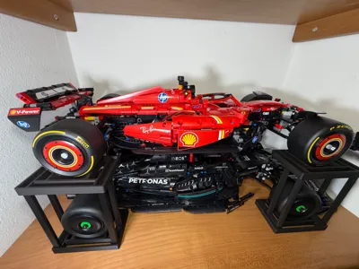 Modular Display Stand for Technic F1 Cars