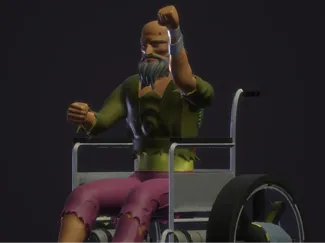 Happy Wheels Wheelchair Guy (Charles)