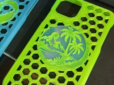 iPhone 11 Pro Max TPU Case w/ Sunset & Palm Trees
