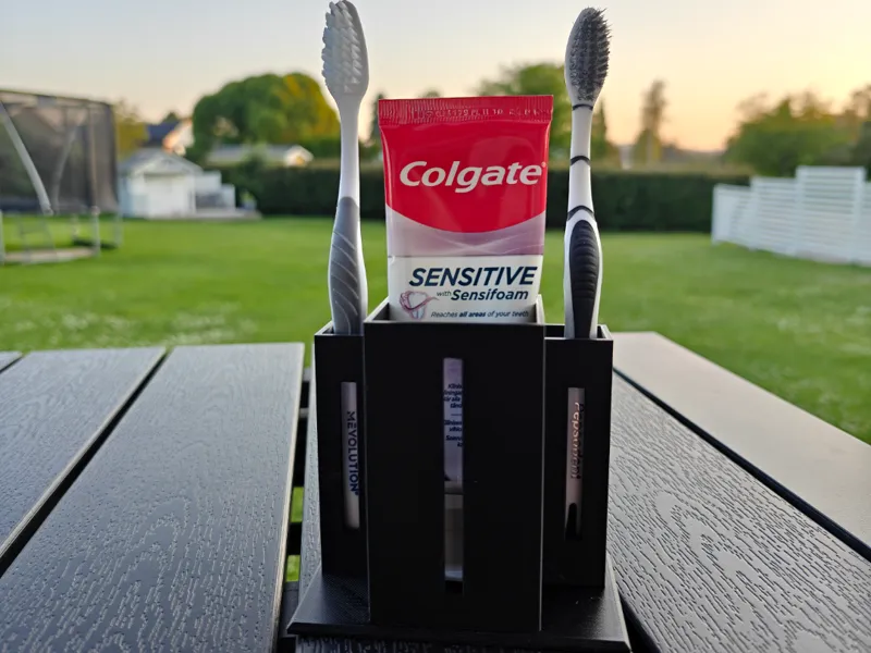 Modern Toothbrush Holder for 2