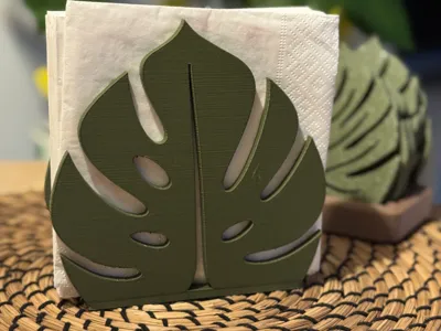 Monstera Napkin Holder