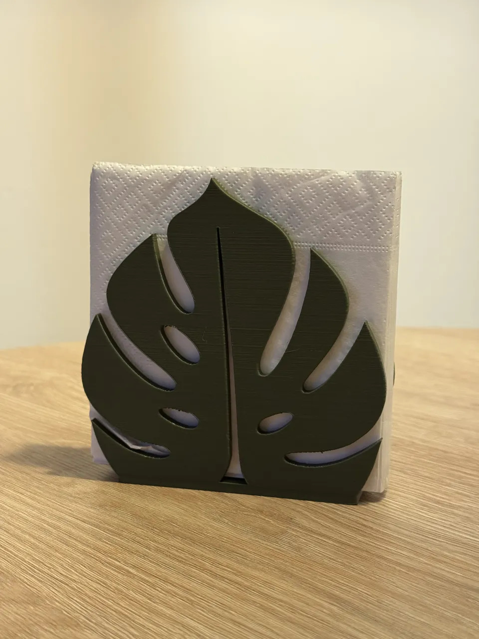 Monstera Napkin Holder view 2