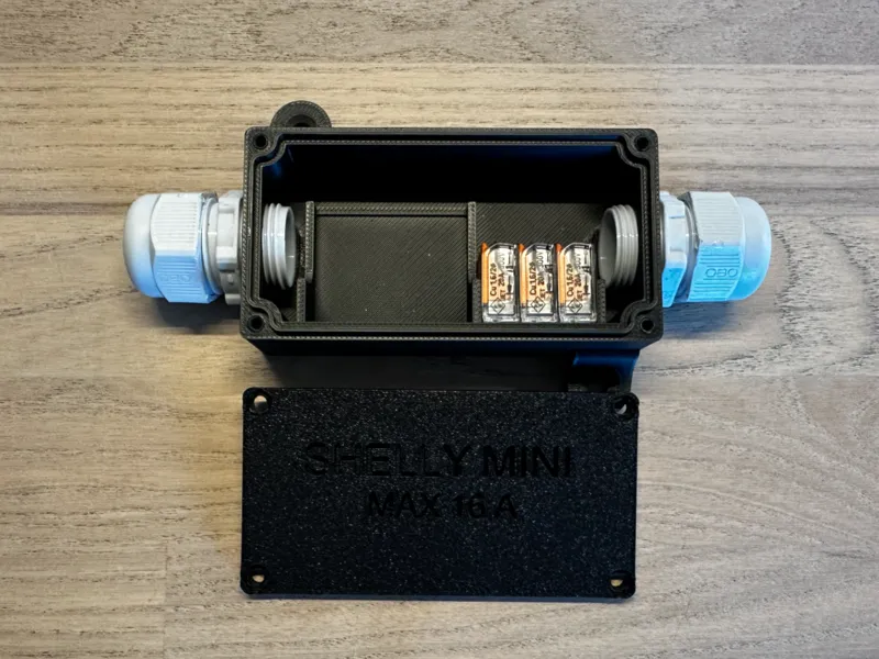 Shelly mini Gen3 - Case with M20 and WAGO 221