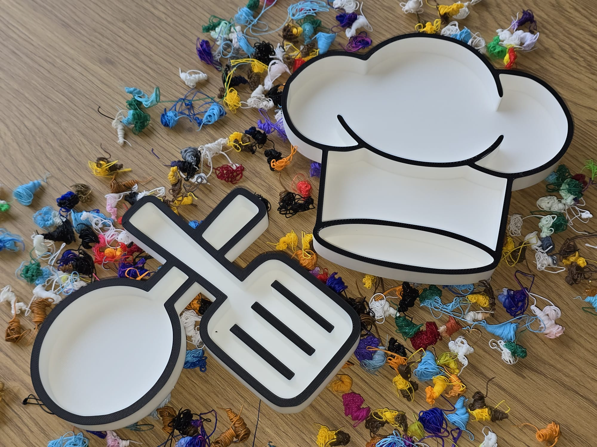 Cooking Utensils Hat Bakery Sensory Tray Shape Set