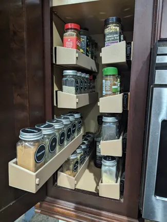 Sliding Spice Rack
