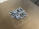 Complete Clamp Set – 8.1 mm Nut Fit (Tested on A1 PLA)