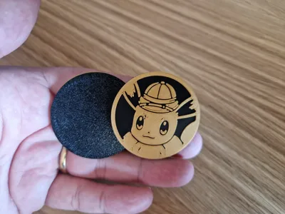 Eevee (Safari) Pokemon coin