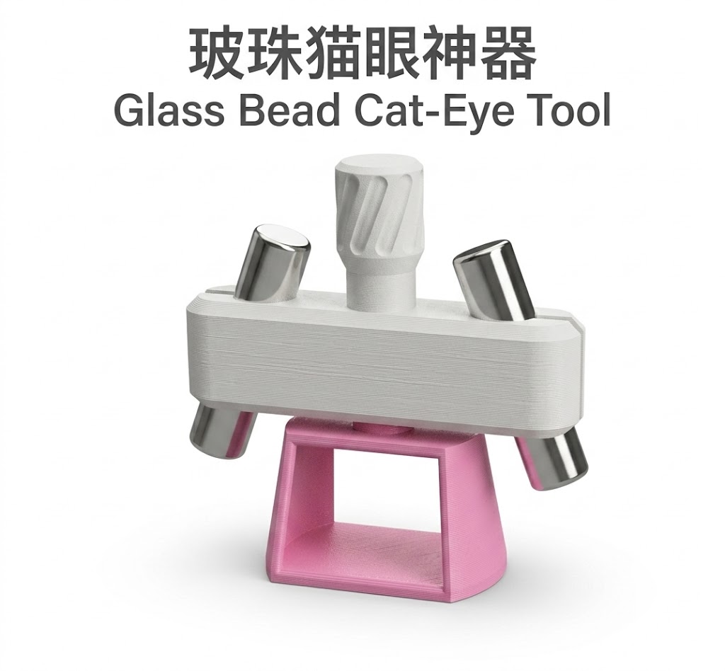 Miniatura 3 do modelo 3D 玻珠猫眼神器