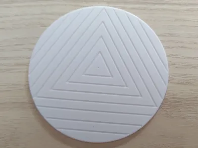 Coaster Triangle Pattern