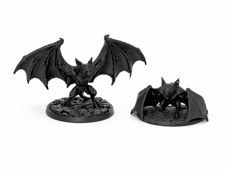 Nightfang Terror Bats – 2 Pose DnD Miniature Set