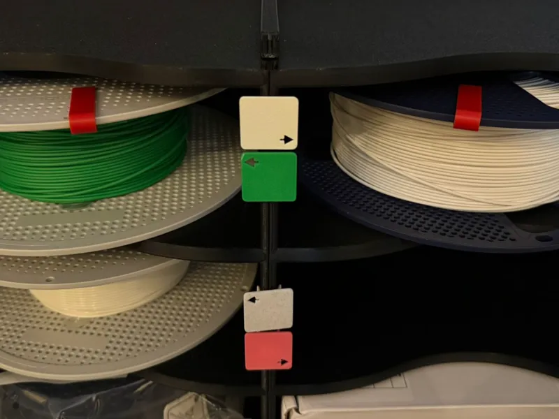 Filament-Swatch für Filament-Schnellregal