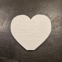 Embossed text