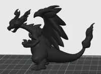Dragon de feu bleu articulé — photo 7