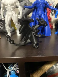 Dragon de feu bleu articulé — photo 5