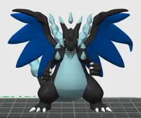 Dragon de feu bleu articulé — photo 10