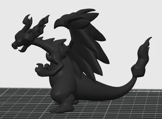 Blue Fire Dragon - Free 3D Print Model - MakerWorld