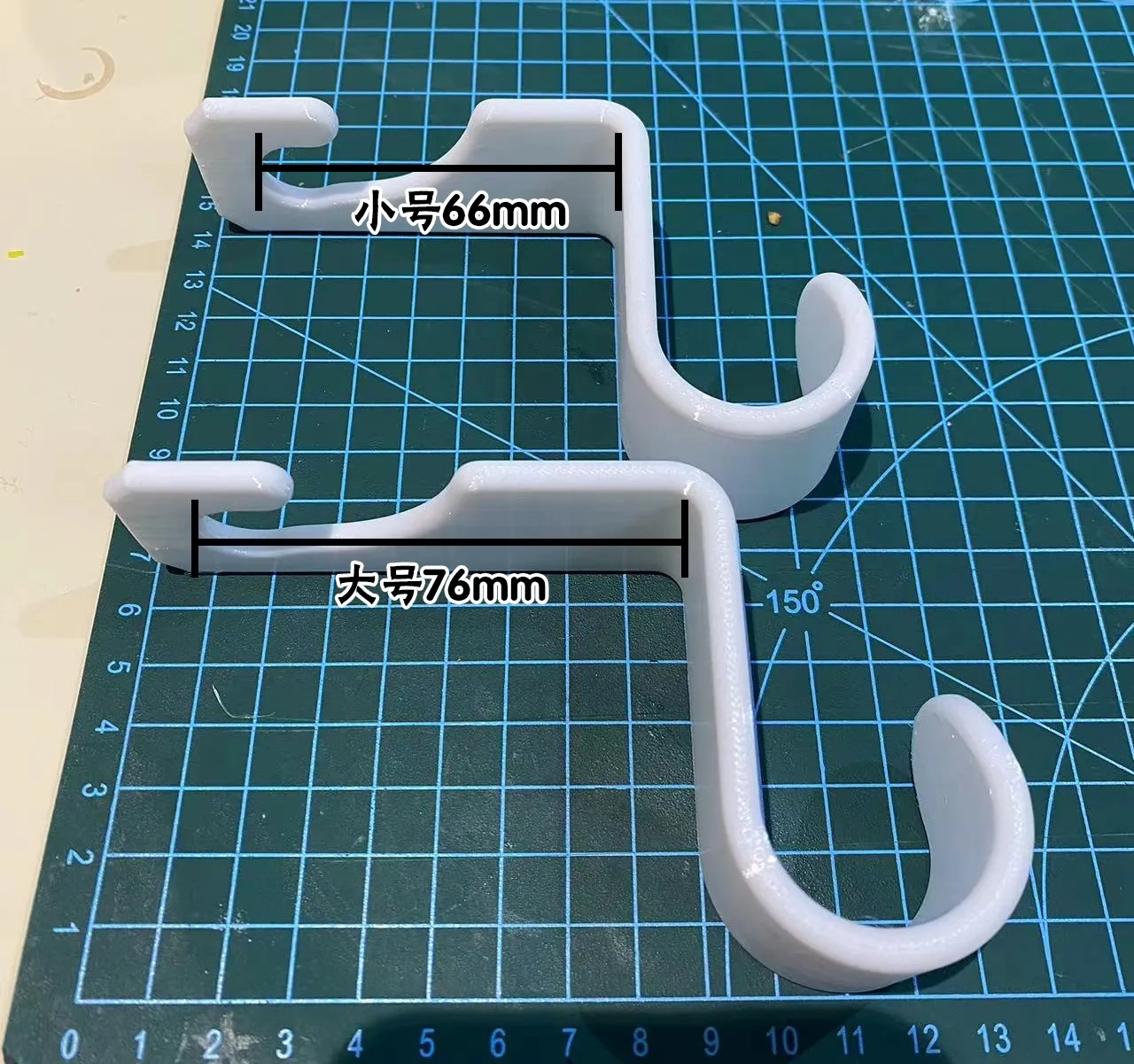 Miniatura 2 do modelo 3D 车载挂钩 汽车座椅后座挂钩