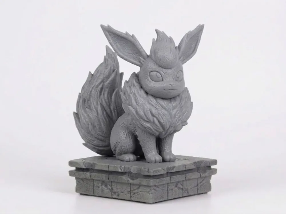 Flareon yard statue - Free 3D Print Model - MakerWorld
