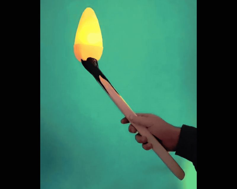 Giant Matchstick Torch