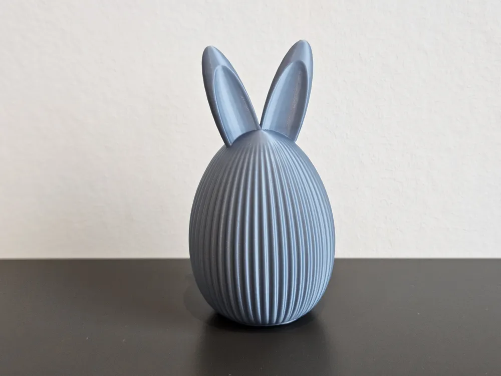Decorative Easter Egg with Bunny Ears - Free 3D Print Model - MakerWorld