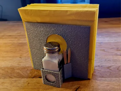 Napkin-Salt-Pepper-Toothpick Holder
