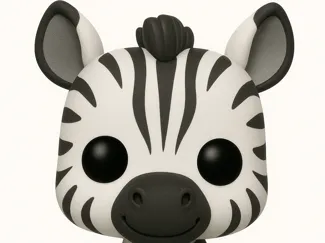 Style Funko Pop zebra Type c