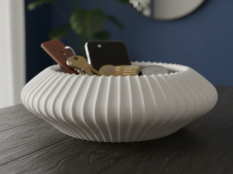 Japandi Catchall Tray – Minimal Organizer