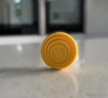 Objeto manipulable: Gyro sphere fidget — vista de referencia 3