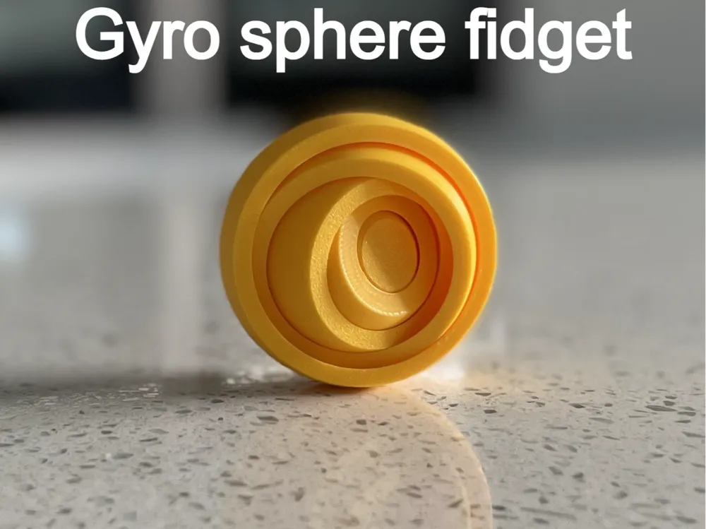 Objeto manipulable: Gyro sphere fidget. Referencia del modelo original.