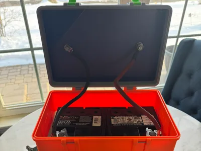 12v Battery box, fits Group 48/H6 or up to 11x7x9