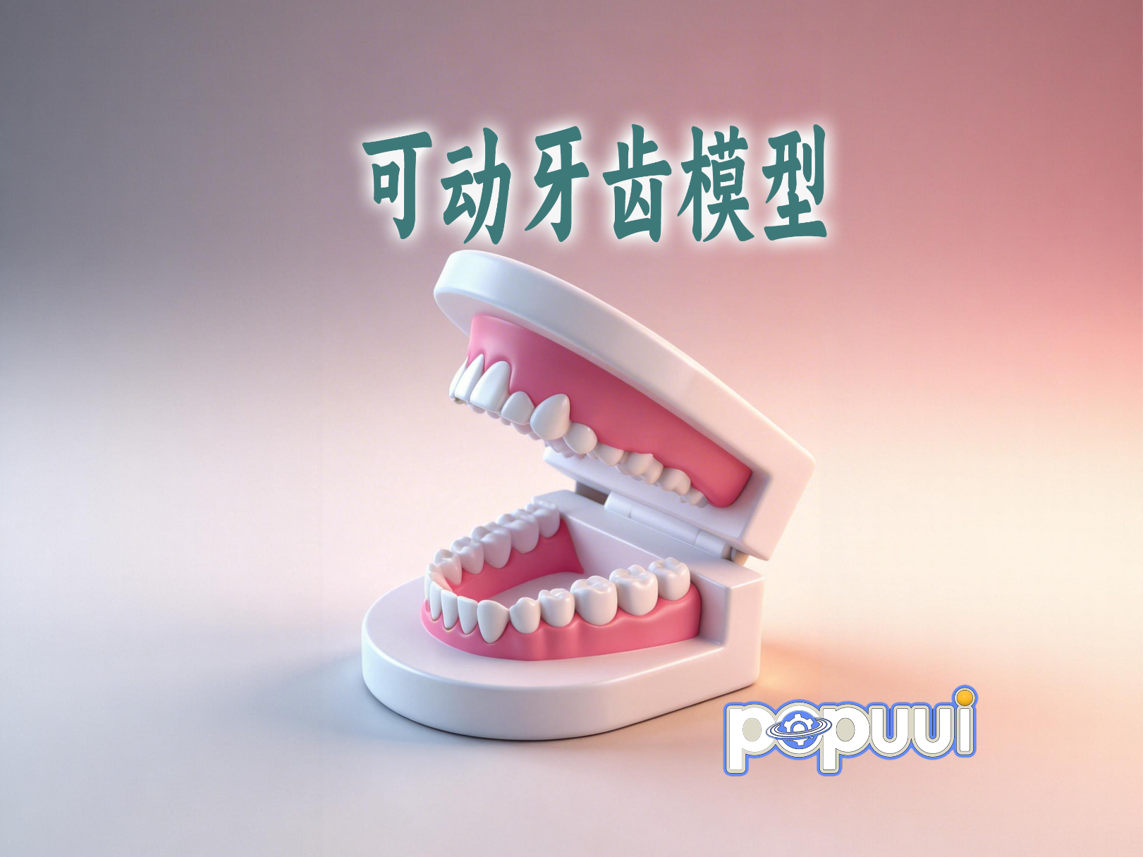可动牙齿模型