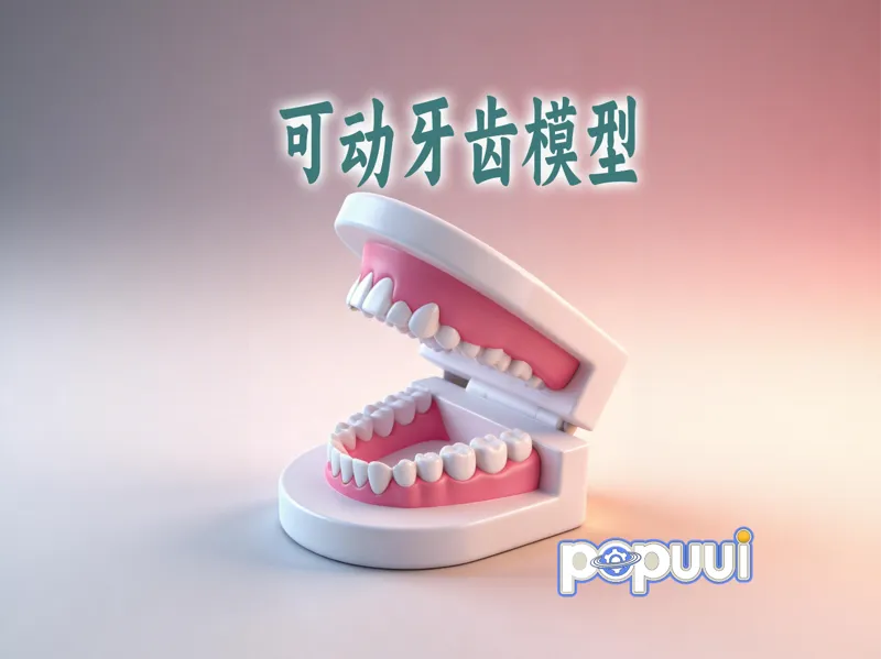 可动牙齿模型