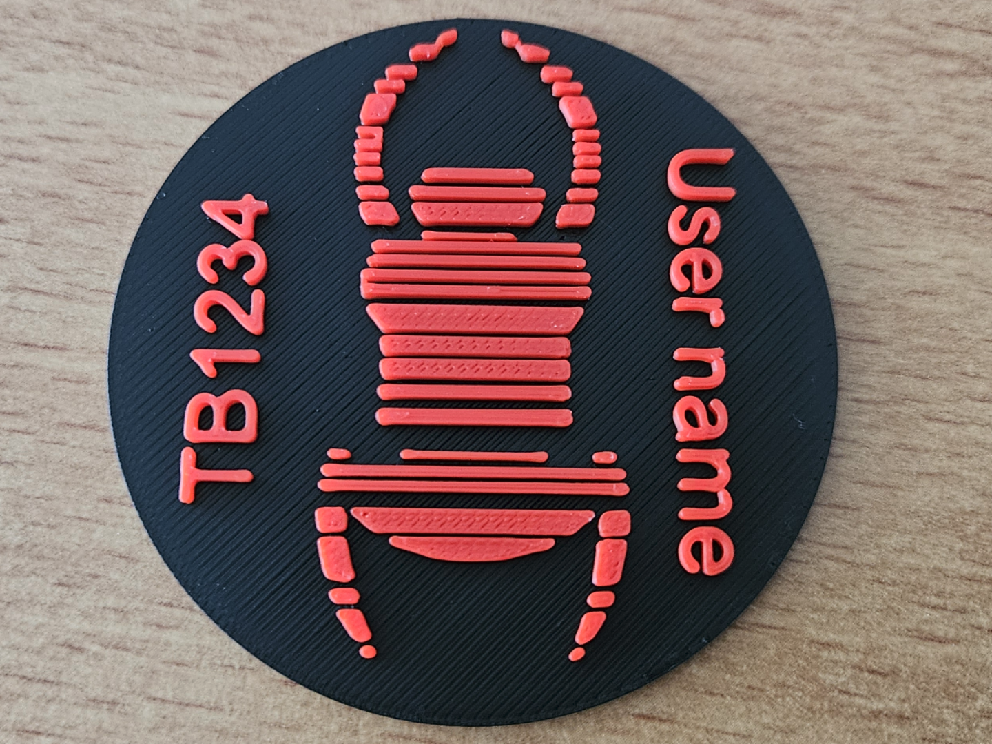 Customizable Geocaching travelbug / coin