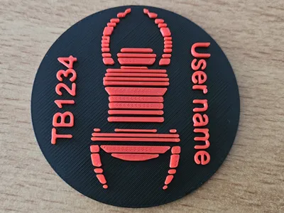 Customizable Geocaching travelbug / coin