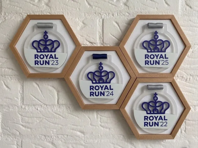 Modular Hex Medal frame