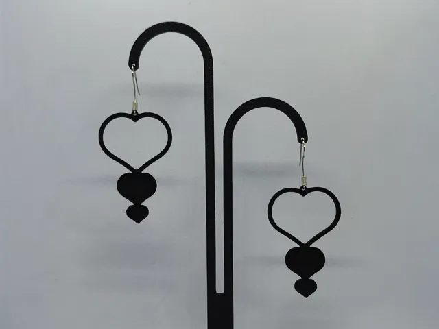 Pendientes Corazón Triple