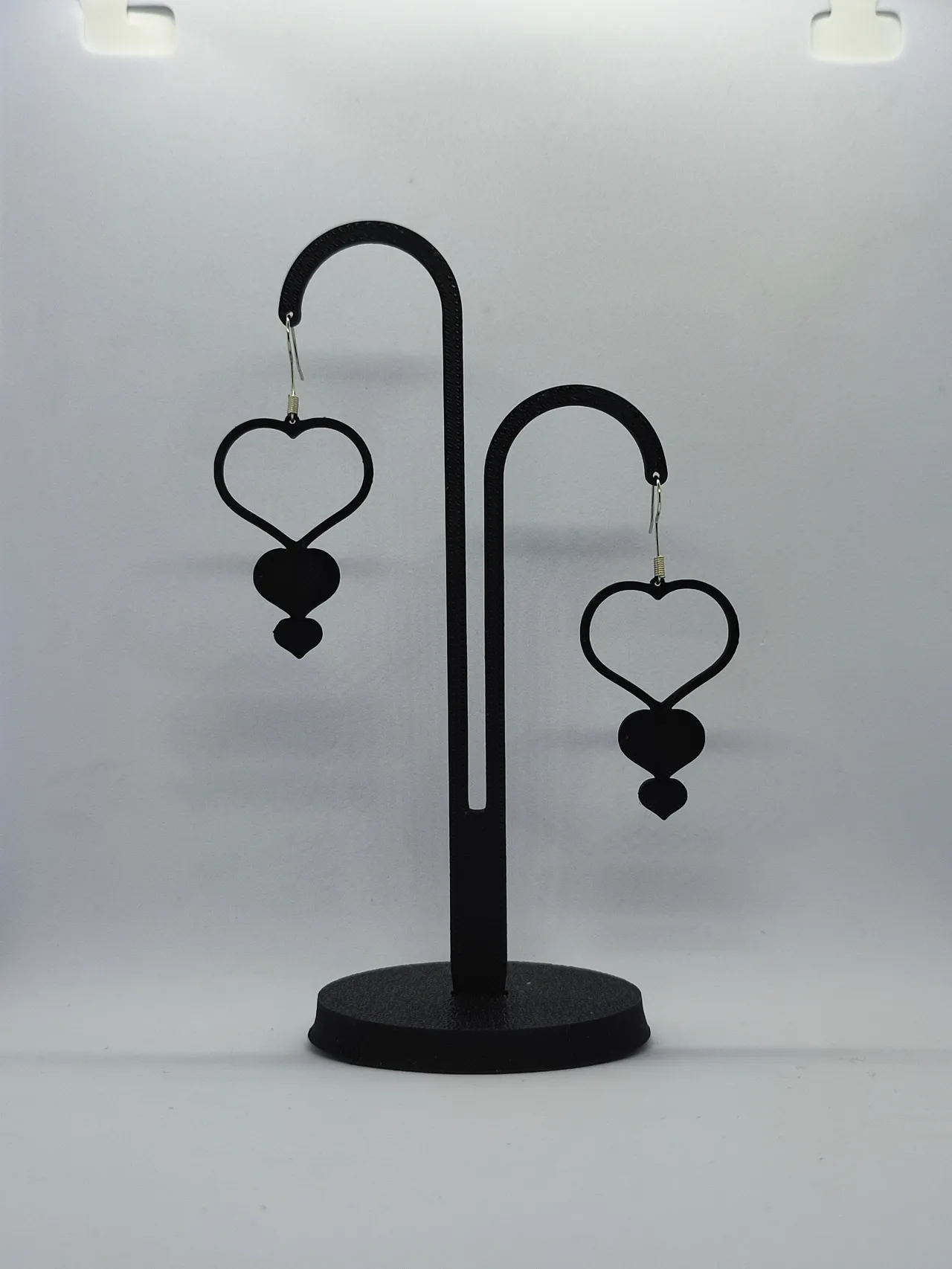 Pendientes Corazón Triple view 2