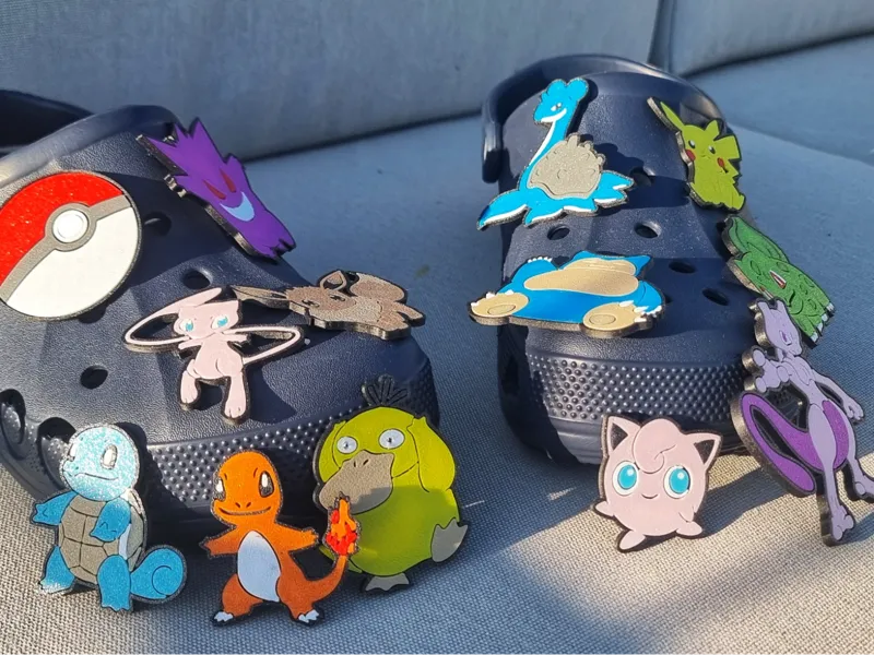 Pokemon Croc Charms