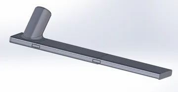 Letrero o emblema decorativo: vacuum cleaner under-appliance wand v1 — vista de referencia 3