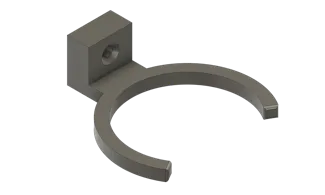 Wandhalterung Bambu Lab Segmented Poop Chute Pipe