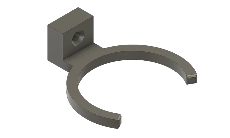 Wandhalterung Bambu Lab Segmented Poop Chute Pipe