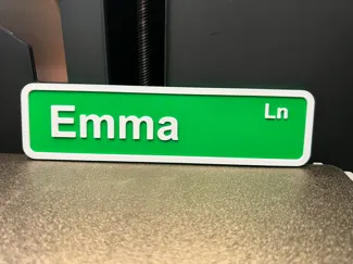 Custom Street Name