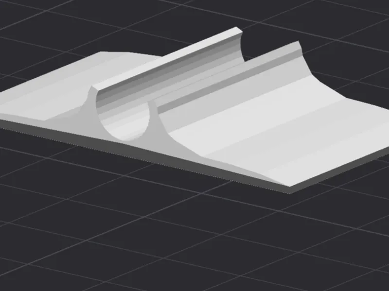 Pen clip for flat surface
