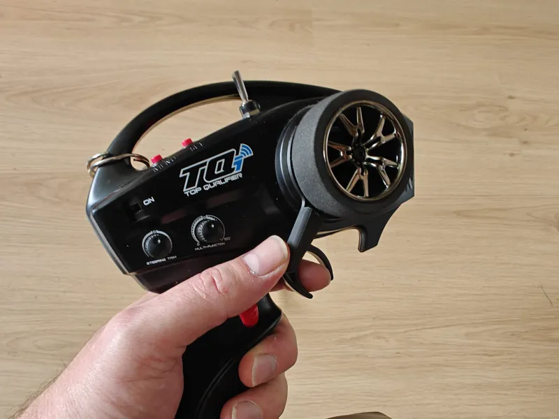 Thumb steer for Traxxas TQi transmitter