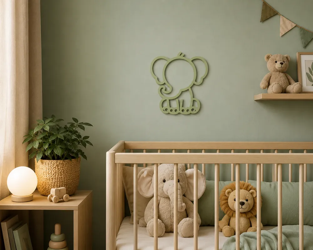 Wall art : Elephant frame - Free 3D Print Model - MakerWorld