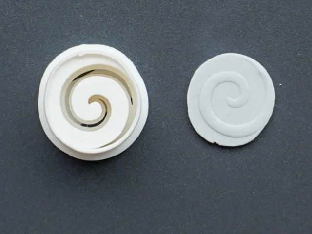 Peppermint Polymer Clay Cutter Earrings Necklace